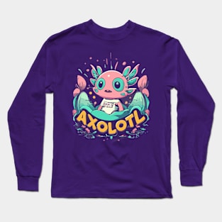 Axolotl design Long Sleeve T-Shirt